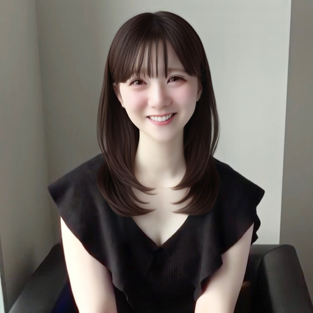 黒髪清楚なお姉さんの剛毛おま◯こに中出しSEX